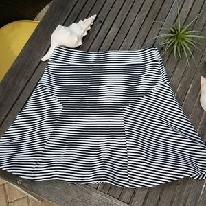 High Waisted Stripe Skirt